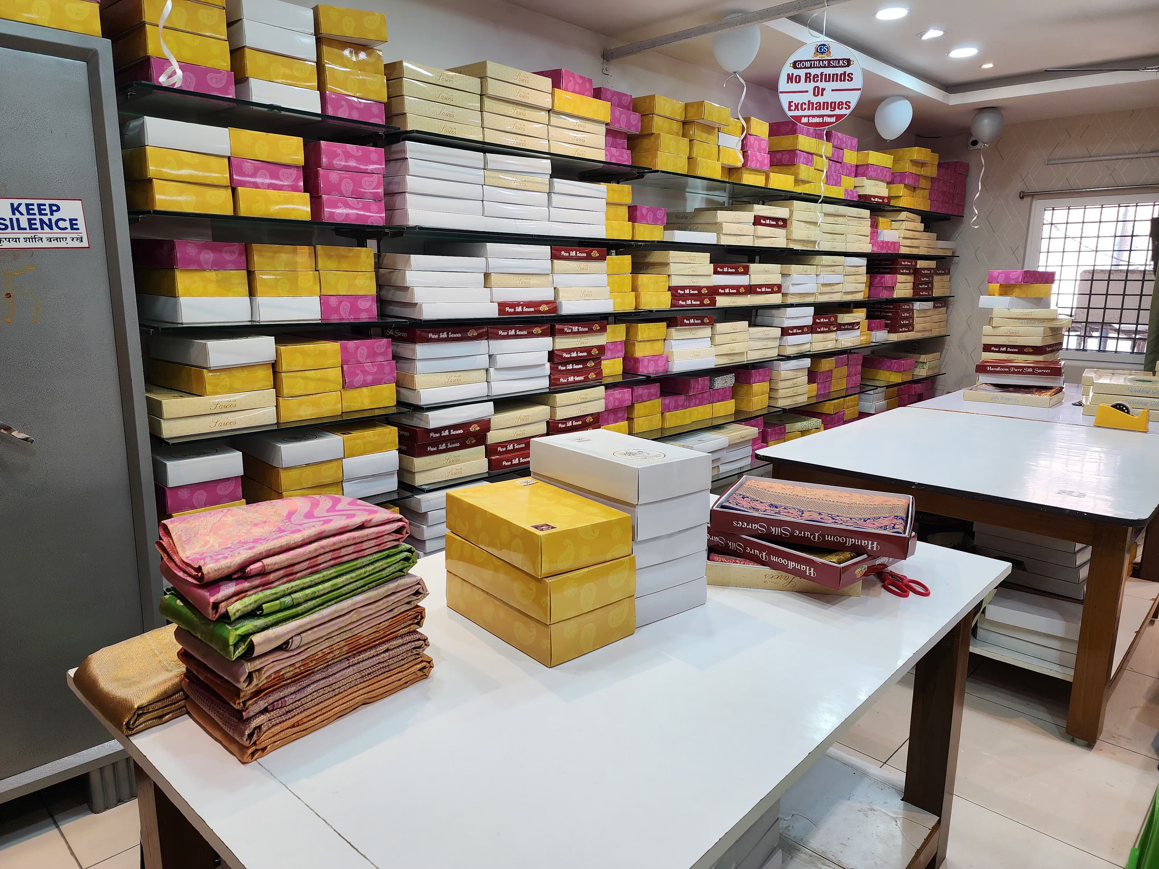 Inside Gowtham Silks Store - Customer Experience
